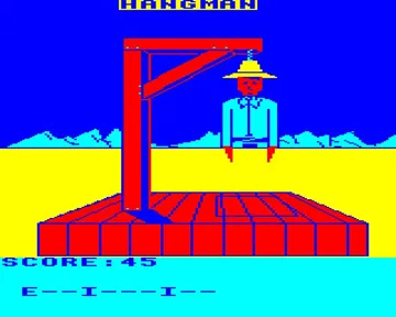 Hangman (1984)(Sifma Soft)[h TSTH] screen shot game playing